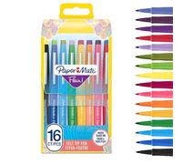 Paper-Mate Rotulador Flair punta mediana (0,7 mm) colores surtidos estuche de 16