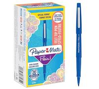 Paper-Mate Rotuladores de punta de fieltro Flair punta mediana 0,7 mm azul 36 unidades