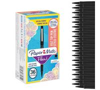 Paper-Mate Rotuladores Flair de fieltro punta mediana 0,7 mm negro 36 unidades