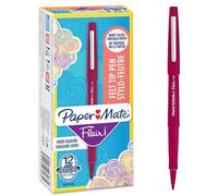 Paper-Mate rotuladores de punta de fieltro Flair punta mediana (0,7 mm) verde caja de 12