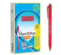 Paper Mate InkJoy 100RT Bolígrafos retráctiles | Punta mediana (1,0 mm) | Rojo | 20 unidades