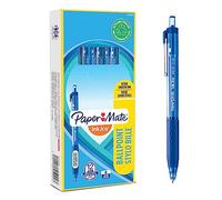 Paper Mate bolígrafo retráctil InkJoy 300RT punta mediana (1,0 mm) azul, paquete de 12