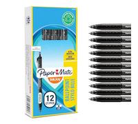 Paper Mate InkJoy 300RT bolígrafo retráctil | punta mediana (1,0 mm) | negro | paquete de 12
