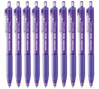 Paper Mate InkJoy 300RT - Bolígrafos retráctiles, punta media, tinta morada, paquete de 10, tinta ultra suave