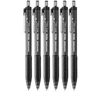 Paper Mate InkJoy 300RT - Bolígrafos retráctiles, punta media, tinta negra, paquete de 6