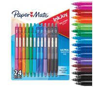 Paper Mate InkJoy 300RT - Bolígrafos retráctiles, punta media (1,0 mm), colores surtidos, 24 unidades