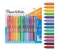 Paper Mate InkJoy - Bolígrafos de gel | Colores de tinta vibrantes surtidos | Para escribir, colorear y escribir en diario | Punta media (0.7 mm) | 14 unidades