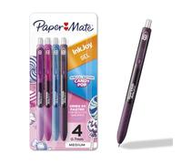 Paper Mate InkJoy - Bolígrafos de Gel, Punta Media 0,7 mm Candy Pop, Paquete de 4 Unidades