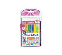 Paper Mate InkJoy Mini bolígrafos retráctiles, punta mediana (1,0 mm), cuerpos Candy Pop, paquete de 6