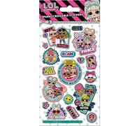 Paper Projects 01.70.06.164 L.O.L - Pegatinas reutilizables brillantes