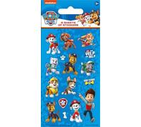 Paper Projects 01.70.15.046 Paw Patrol - Paquete de pegatinas de tamaño de fiesta azul (6 hojas), 12,5 cm x 7,5 cm