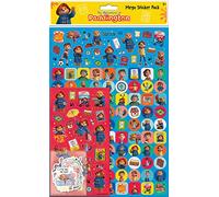 Paper Projects 01.70.22.028 Adventures of Paddington Mega Sticker Pack | Producto oficial | Reutilizable en superficies no porosas, multicolor, 35 cm x 23 cm