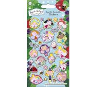 Paper Projects Ben and Holly's Little Kingdom - Pegatinas reutilizables brillantes | Producto oficial | Reutilizables en superficies no porosas, azul, 19,5 cm x 9,5 cm