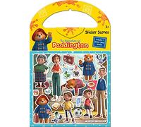Paper Projects Juego de actividades de escena de pegatinas de The Adventures of Paddington | Incluye 6 escenas y alrededor de 50 pegatinas, color amarillo, 23,5 cm x 15 cm