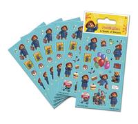 Paper Projects Paquete de calcomanías Paddinton Bear Adventures of Paddington (6 hojas) | Producto oficial | Perfecto como bolsa de fiesta o relleno de calcetines, azul, 12,5 cm x 7,5 cm