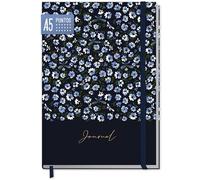 paper&you® JournalA5 dotted - Cuaderno con puntos "Blue Daisy"