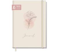 paper&you® JournalA5 dotted - Cuaderno con puntos "Dainty Flower"