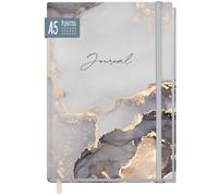 paper&you® JournalA5 dotted - Cuaderno con puntos "marmol gris"