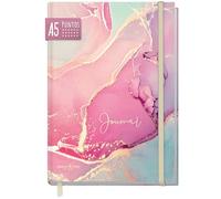 paper&you® JournalA5 dotted - Cuaderno con puntos "rosa satinado"