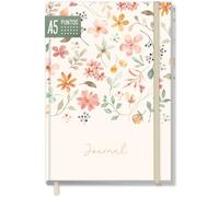 paper&you® JournalA5 dotted - Cuaderno con puntos "Wild Blossoms"