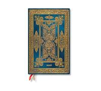 Paperblanks 2026 Blue Luxe Luxe Design 12-Month Planner Maxi Vertical Elastic Band 160 Pg 100 GSM