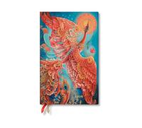 Paperblanks 2026 Firebird Birds of Happiness 12-Month Planner Flexis Maxi Horizontal Elastic Band 176 Pg 100 GSM