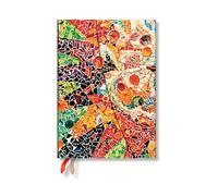 Paperblanks 2026 Gaudi's Sun Gaudi's Mosaics 12-Month Planner MIDI Horizontal Wrap 160 Pg 100 GSM