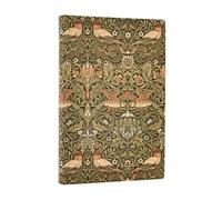 Paperblanks | 2026 Morris Aves | William Morris | 12 Meses Flexis | Mini | Apaisado | Cierre con Banda Elástica | 176 Pg | 100 GSM