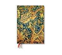 Paperblanks 2026 Morris Windrush William Morris 12-Month Planner Flexis MIDI Vertical Elastic Band 176 Pg 100 GSM