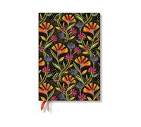 Paperblanks 2026 Wild Flowers Playful Creations 12-Month Planner Flexis MIDI Day-At-A-Time Elastic Band 432 Pg 80 GSM