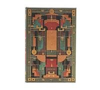 Paperblanks Agenda 18 Meses 2025, El Foso del León, Mini, Apaisado, Cierre con Banda Elástica