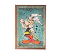 Paperblanks Agenda de 12 meses 2025, Asterix el Gallo, horizontal - Midi (180 mm x 125 mm), italiano