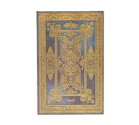 Paperblanks Agenda de 12 meses 2025, azul lujoso, Verso - Maxi (210 mm x 135 mm), italiano