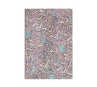 Paperblanks Agenda de 12 meses Flexi 2025, turquesa granada, horizontal - Mini (140 mm x 95 mm), italiano