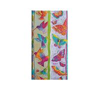 Paperblanks Agendas 12 Meses 2023 Colibríes y Mariposas | Horizontal | Delgado (95 × 180 mm)