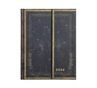 Paperblanks Agende de 12 Meses 2024 Arábica, Vertical - Ultra (230 x 180), Español