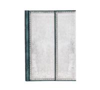 Paperblanks Cuadernos de Tapa Dura Sílex Blanco | Rayado | Midi (130 × 180 mm)