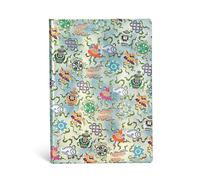 Paperblanks Cuaderno tapa dura Shankha – Rayado – Midi (130×180 mm) (Textiles tibetanos sagrados)