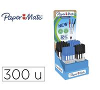 Papermate Expositor de Bolígrafos Kilométrico 300 unidades Azul/negro