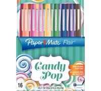 Papermate flair candy pop rotulador medio multicolor 16 pieza(s)
