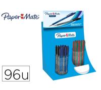 Papermate Flexgrip Bolígrafo Retráctil Colores Surtidos Expositor de 96 Unidades