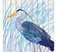 Paperproducts Design 1252441 Waterside Heron - Servilletas de papel, color azul