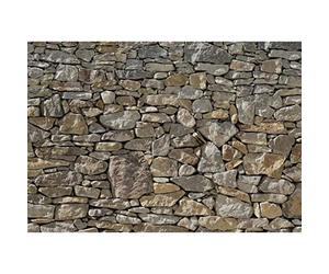Papier Fototapete - Stone Wall - Größe 368 x 254 cm