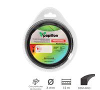 Papillon hilo nylon desbrozadoras cuadrado dentado profesional Ø 3,0