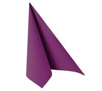 Papstar 10820 Royal Collection - Juego de 50 servilletas (Pliegue 1/4, 40 x 40 cm), Color Morado