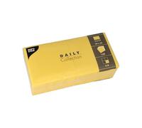 PAPSTAR, 150 servilletas "Daily Collection" pliegue 1/4 24 cm x 24 cm amarillo