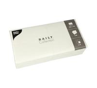 PAPSTAR 150 servilletas 'Daily Collection' pliegue 1/4, 32 cm x 32 cm, color blanco