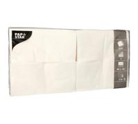 PAPSTAR 250 servilletas, 2 capas, pliegue 1/8, 40 cm x 40 cm, color blanco (88794, 250 unidades)