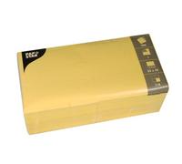 PAPSTAR 500 servilletas, 1 capa, 1/4, 33 x 33 cm, color amarillo, recibirás 500 unidades