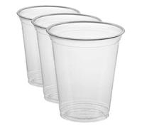 PAPSTAR Hurricane 11311 - Vasos de plástico (50 Unidades, 0,3 l, diámetro 9,5 cm, Altura 11,7 cm, Cristal), Transparente (Paquete de 3)
